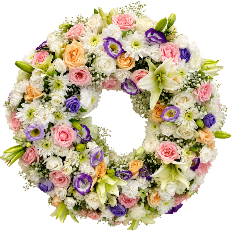 Floral Halo Wreath