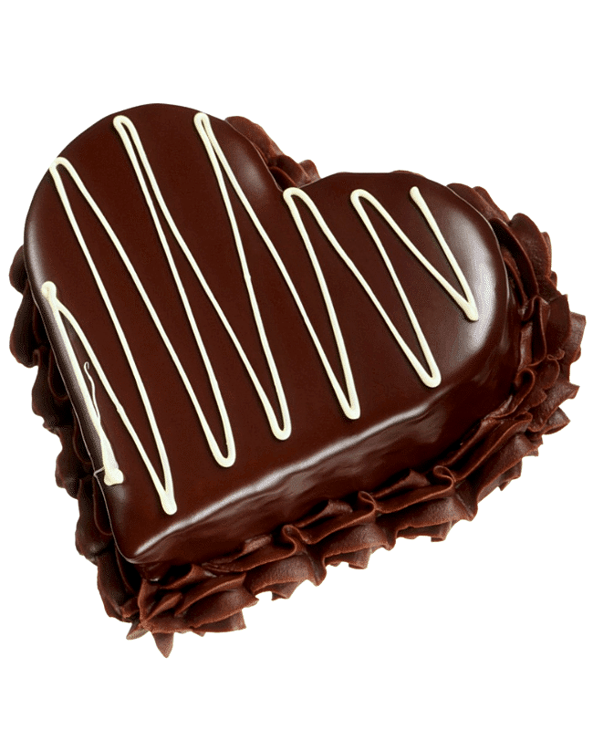 Heart Shaped Chocolate Cake